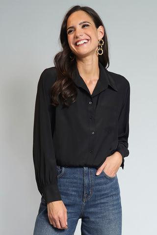 Lola + Sophie Marnie Bubble Hem Shirt