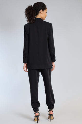 Lola + Sophie Button Cuff Blazer