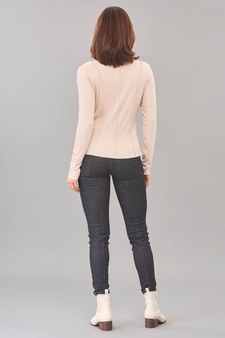 Lola & Sophie Exposed Seam Long Sleeve Top - Premium clothing at Lonnys NY - Just $72! Shop Womens clothing now 