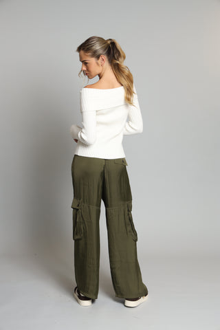 Lola + Sophie Marilyn Zip Front Sweater