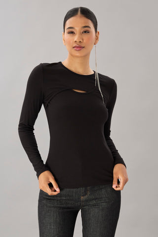 Lola & Sophie Rib Knit Wink Top - Premium clothing at Lonnys NY - Just $67! Shop Womens clothing now 