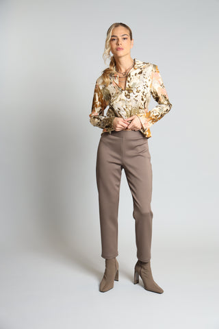 Lola + Sophie Safari Print Fitted Shirt