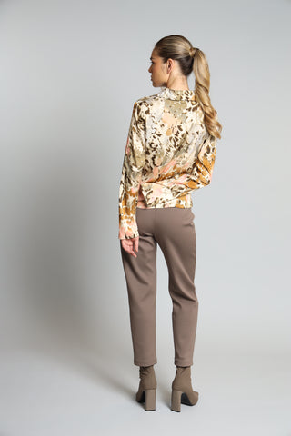 Lola + Sophie Safari Print Fitted Shirt
