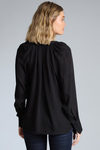 Lola + Sophie Tie Neck Blouse *FINAL SALE*