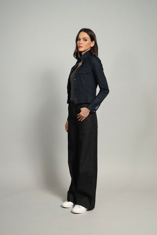 Lola + Sophie Ruffle Jean Jacket