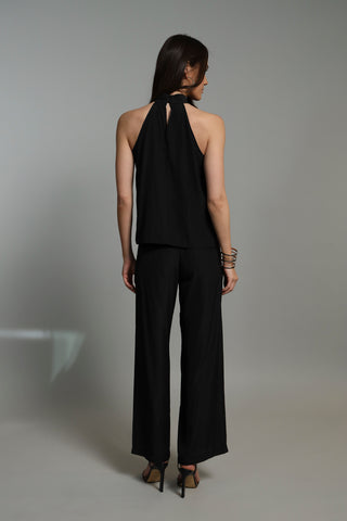 Lola + Sophie D Satin Straight Leg Pants