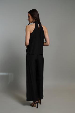Lola + Sophie D Satin Straight Leg Pants