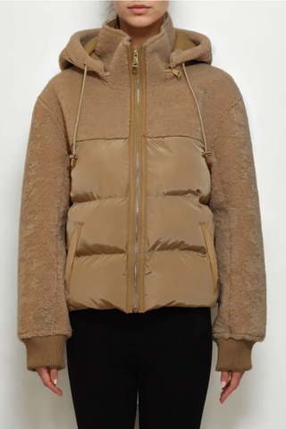 Lonnys Faux Fur Hooded Jacket - Premium clothing at Lonnys NY - Just $348! Shop Womens clothing now 