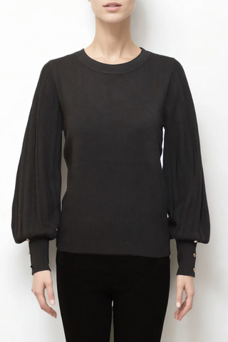 Lonnys Puff Sleeve Crewneck - Premium clothing at Lonnys NY - Just $148! Shop Womens clothing now 