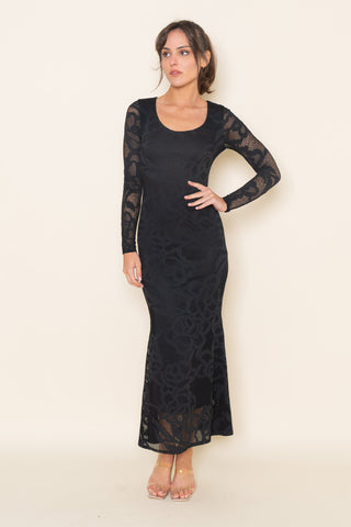 Love & Luxury Lacy Maxi Dress Love & Luxury Lacy Maxi Dress