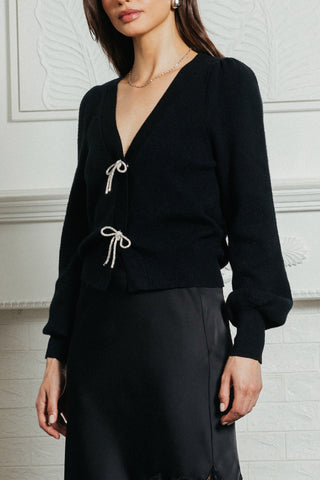 Love & Revenge Puff Sleeve Cardigan