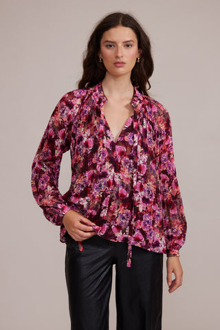 Lucy Paris Femine Floral Blouse - Premium clothing at Lonnys NY - Just $87! Shop Womens clothing now 