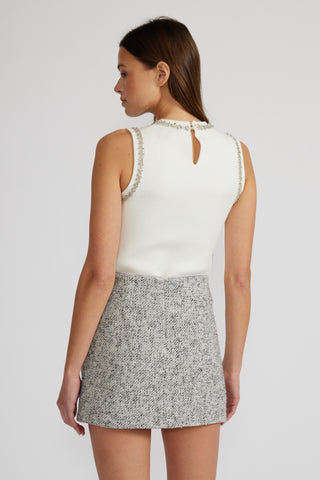 Lucy Paris Giana Crystal Trim Tank