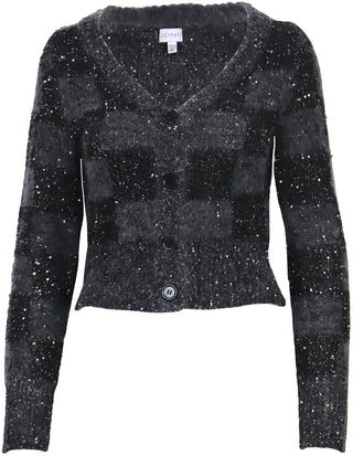 Lucy Paris Glenn Sequin Cardigan