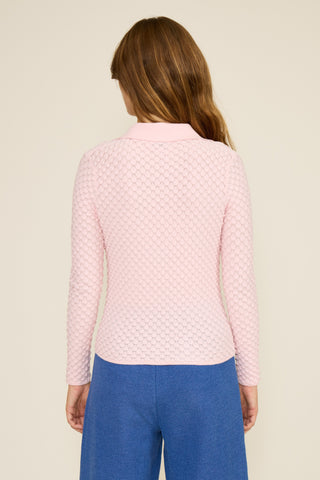 Lucy Paris Jill Bubble Polo Top