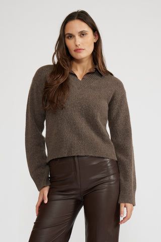 Lucy Paris Oren Mixed Media Top