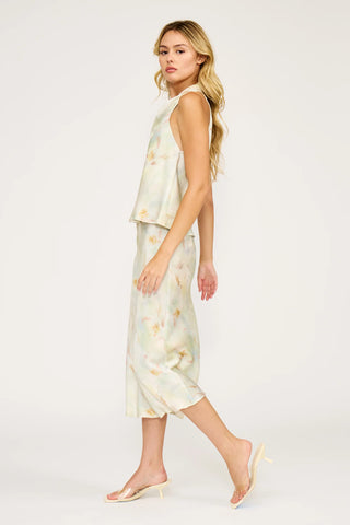 Lucy Paris Barbara Satin Skirt
