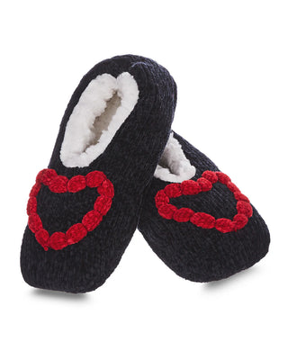 MeMoi Heart Lined Slipper