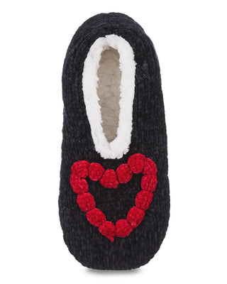 MeMoi Heart Lined Slipper