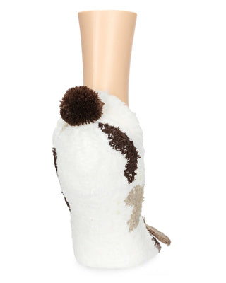 MeMoi Puppy Lined Slippers