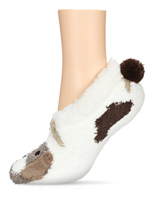 MeMoi Puppy Lined Slippers