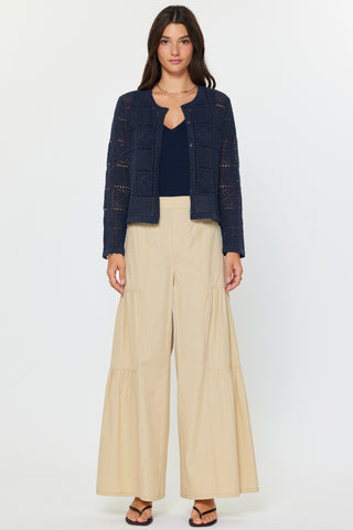 Madison Open Crochet Cardigan