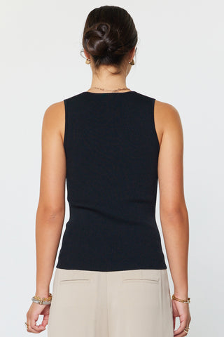 Madison Lace Neck Detail Tank