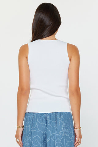 Madison Lace Neck Detail Tank