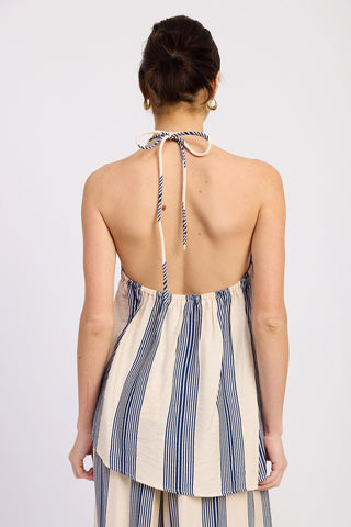 Madison Chevron Halter Top