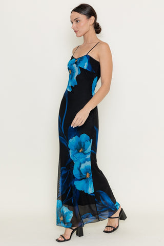 Madison Floral Mermaid Slip Dress