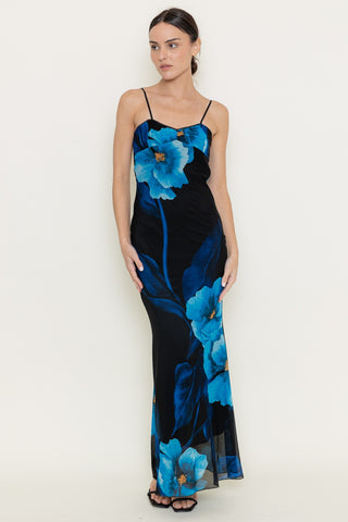 Madison Floral Mermaid Slip Dress