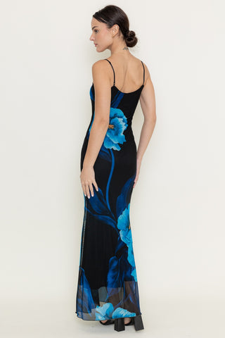 Madison Floral Mermaid Slip Dress