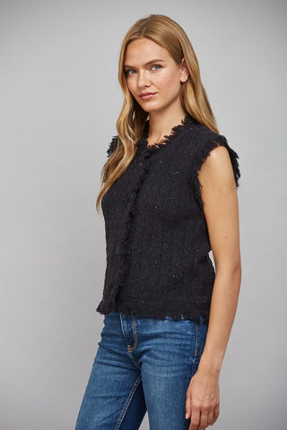 Madison Fringe Trimmed Vest