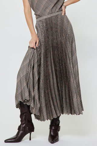 Madison Pleated Midi Skirt