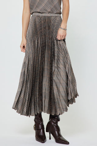 Madison Pleated Midi Skirt