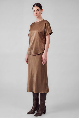 Madison Satin Dolman Sleeve Top