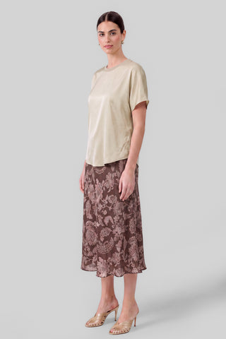 Madison Satin Dolman Sleeve Top
