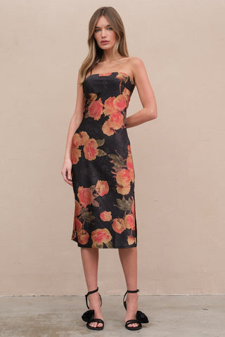 Madison Flower Tube Dress
