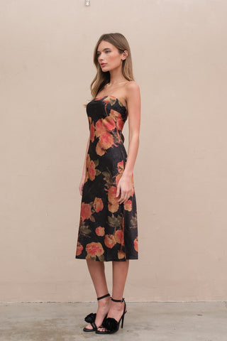 Madison Flower Tube Dress