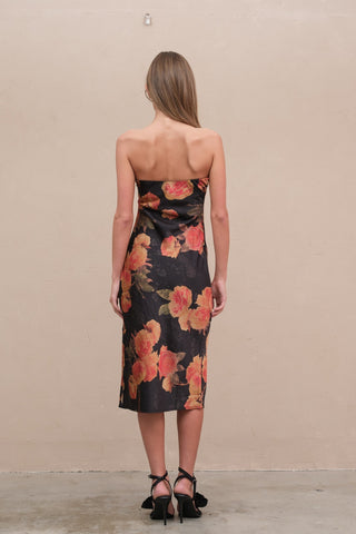 Madison Flower Tube Dress