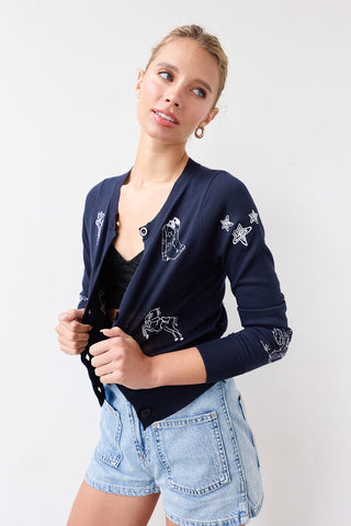 Madison Western Embroidered Cardigan