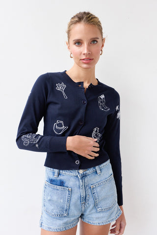 Madison Western Embroidered Cardigan