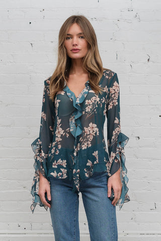 Madison Garden Chiffon Blouse