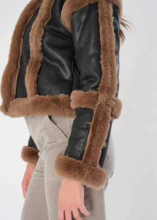 Marrakech Rosa Faux Fur Jacket