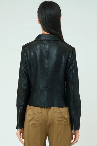 Marrakech Piper Metallic Moto Jacket - Premium clothing at Lonnys NY - Just $184! Shop Womens clothing now 