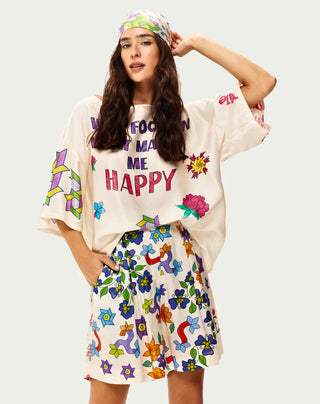 Me369 Ruby Cropped Markers T-Shirt