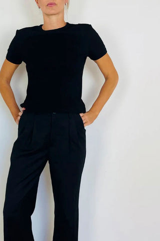 Meraki Rachel Ribbed Baby Tee