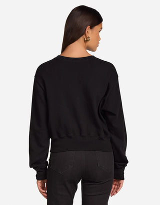 Michael Lauren Dupree Scalloped Cardigan