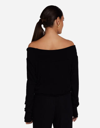 Michael Lauren Fenn Off Shoulder Sweater