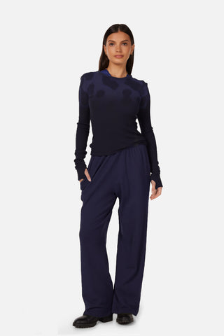 Michael Lauren Mabel Wide Leg Sweatpants